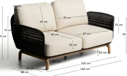 Sale Kave Home Alipa Tuinbank Antraciet