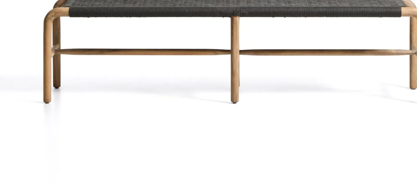Kave Home Alipa Tuinbankje Antraciet