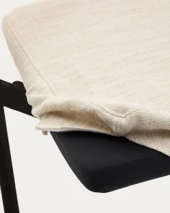 Best Kave Home Alocs Eetkamerstoel Beige, Zwart