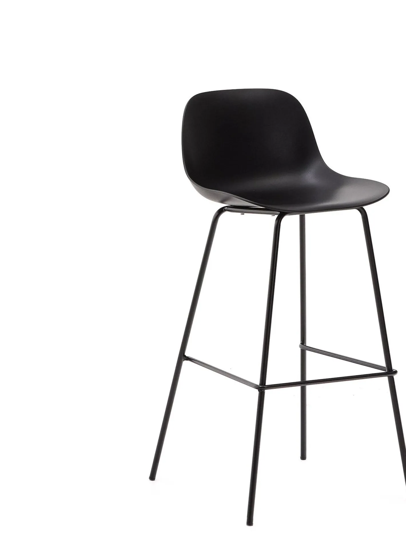 Online Kave Home Altea Tuin Barkruk Zwart