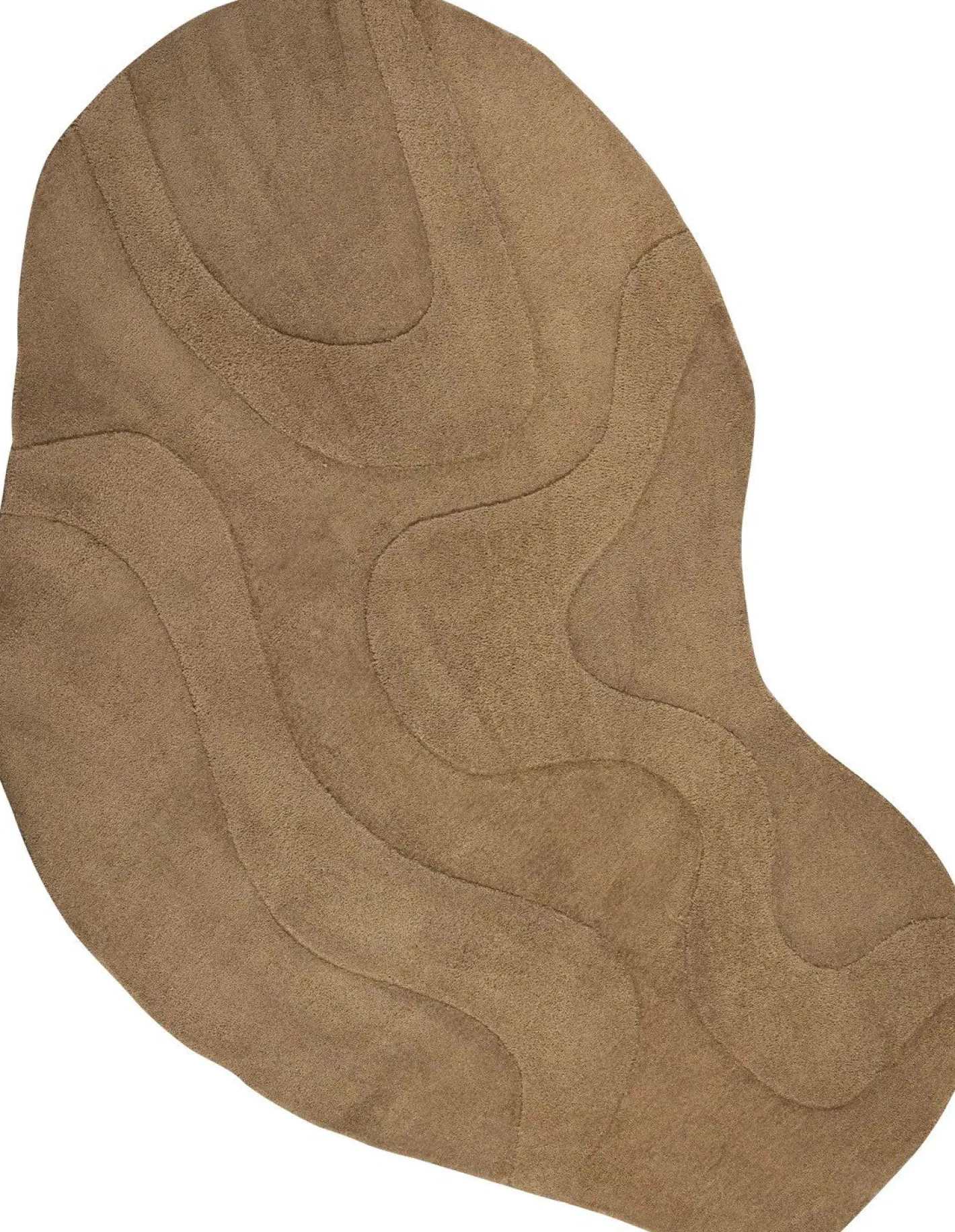 New WOOOD Alya Vloerkleed Pale Brown