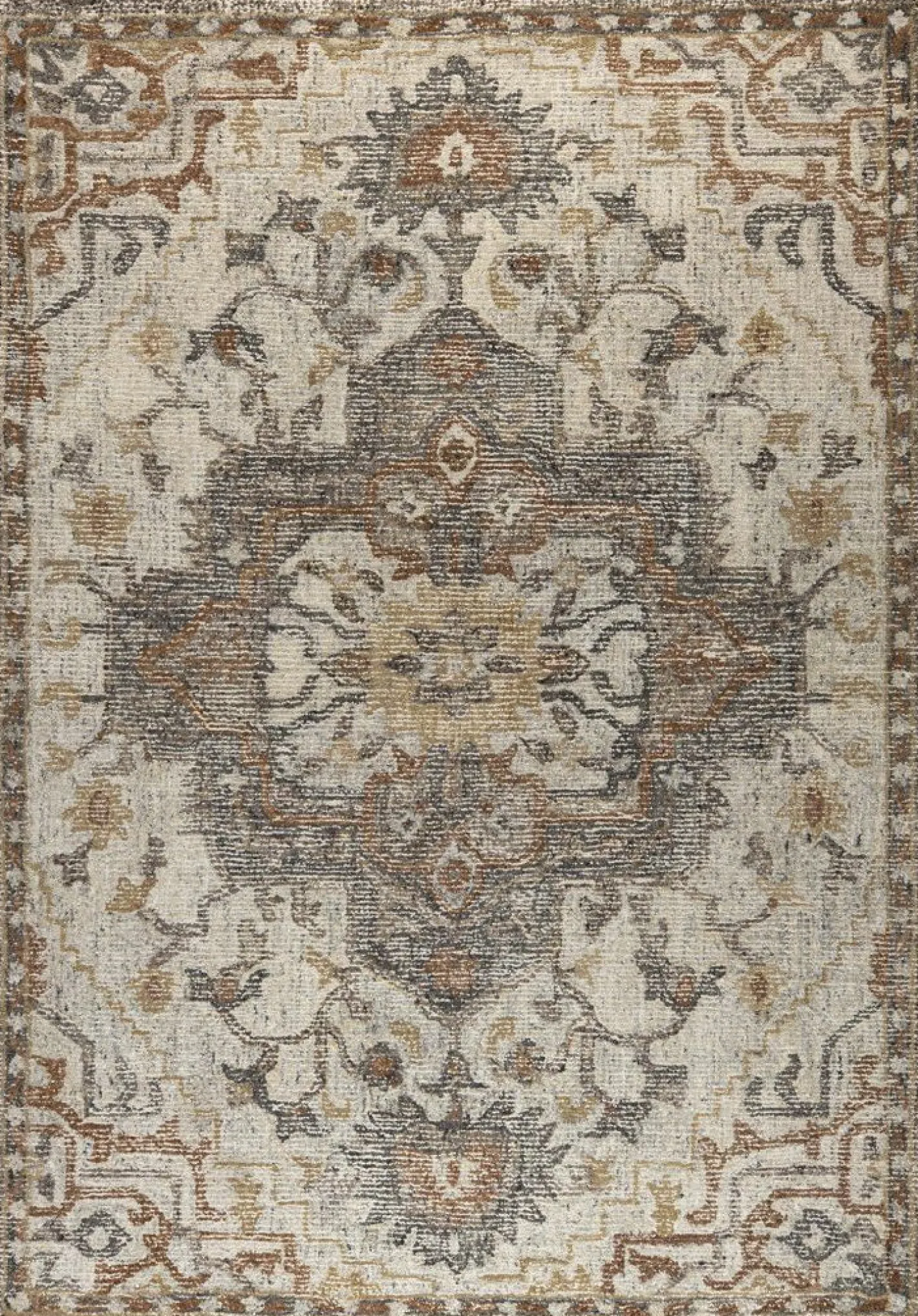 New Dutchbone Amori Grey Vloerkleed Grey, Brick