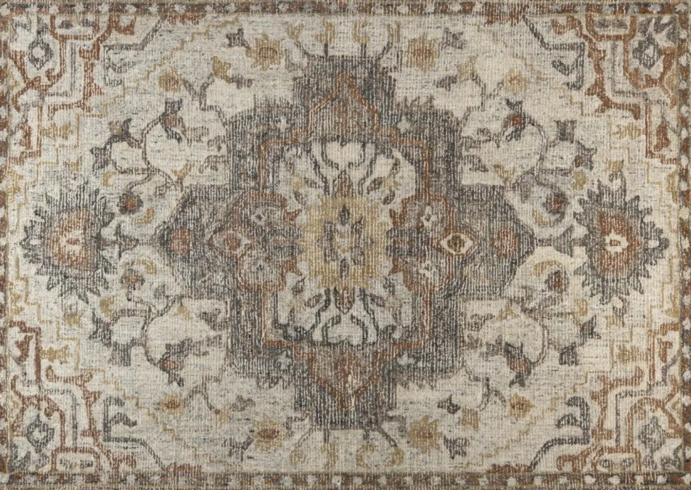 New Dutchbone Amori Grey Vloerkleed Grey, Brick