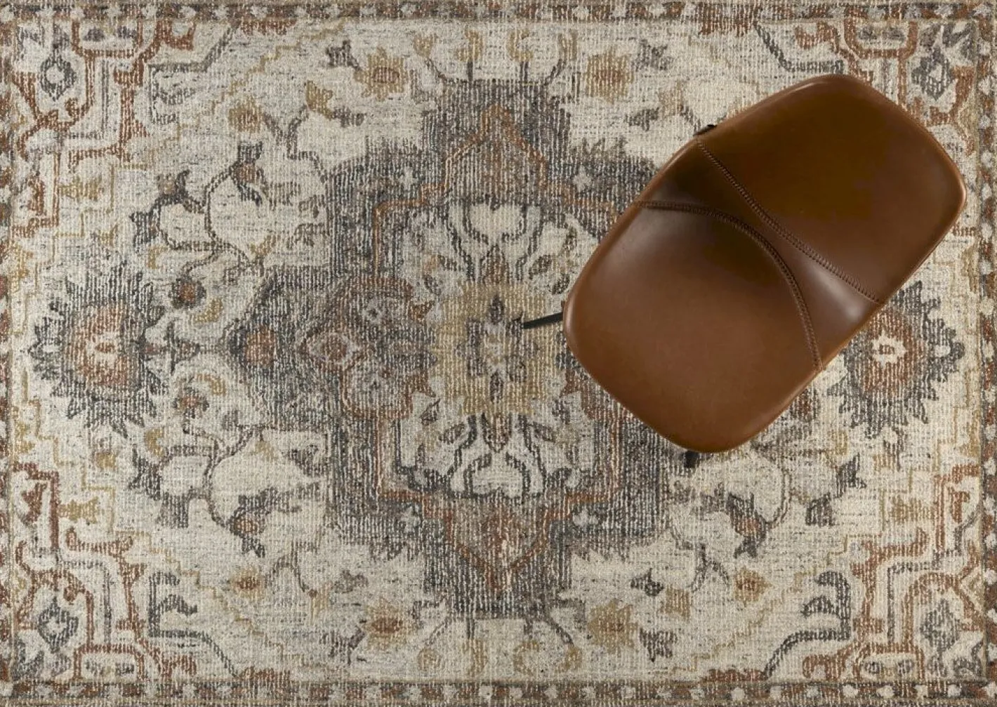 New Dutchbone Amori Grey Vloerkleed Grey, Brick