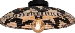 Discount Good&Mojo Andros Plafondlamp Black, Natural