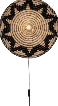 Outlet Good&Mojo Andros Wandlamp Black, Natural