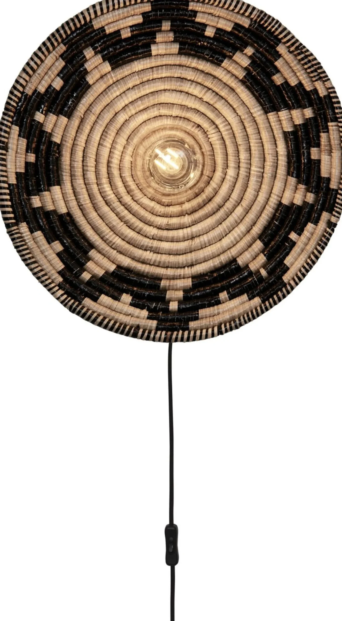 Outlet Good&Mojo Andros Wandlamp Black, Natural