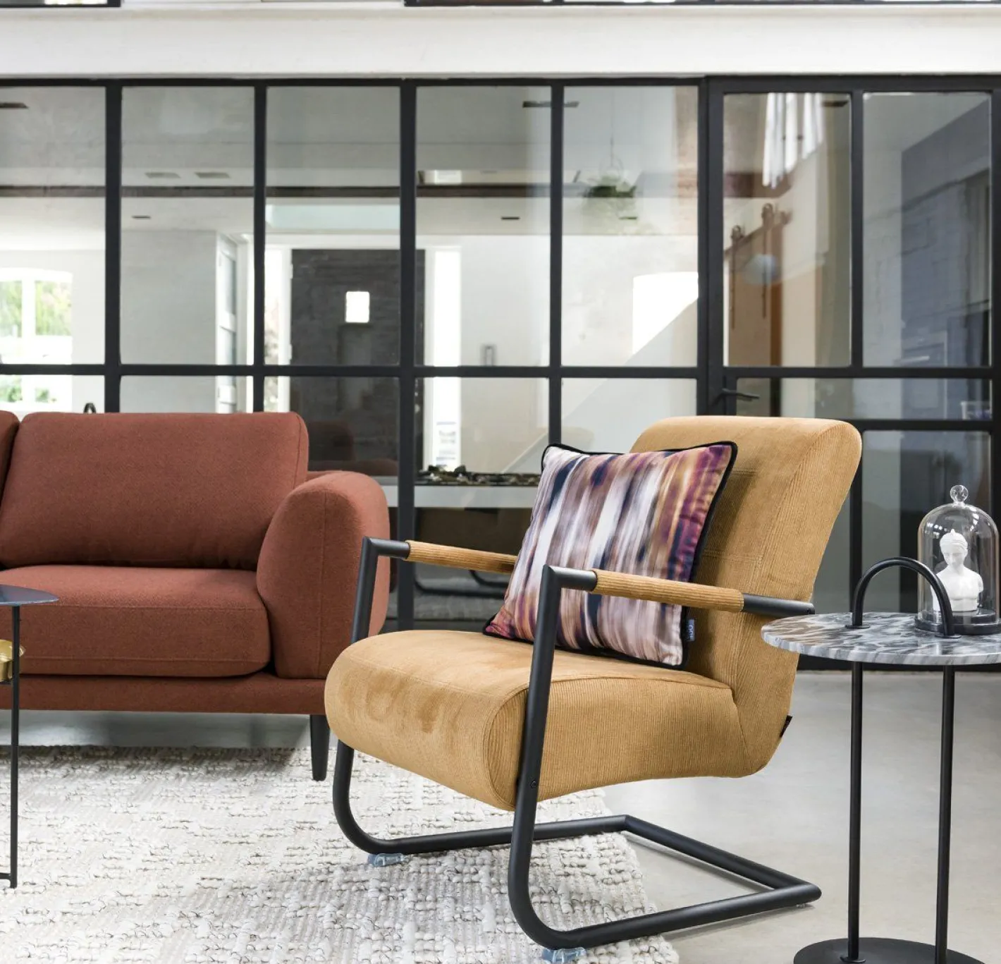 Clearance Henders en Hazel Angelica Fauteuil Geel