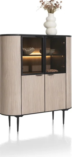 Sale XOOON Aramon Opbergkast Zwart, Naturel
