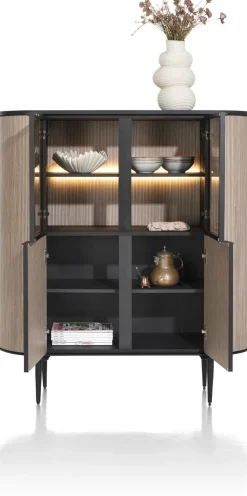 Sale XOOON Aramon Opbergkast Zwart, Naturel