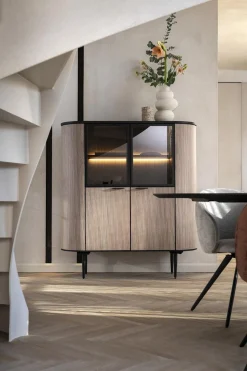 Sale XOOON Aramon Opbergkast Zwart, Naturel
