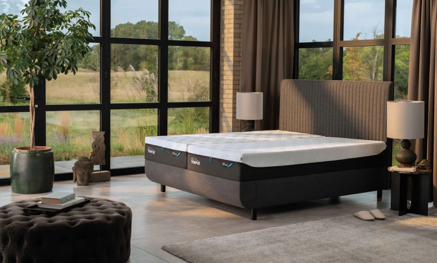 Outlet Tempur Arc Vertical Verstelbaar Boxspring Grijs