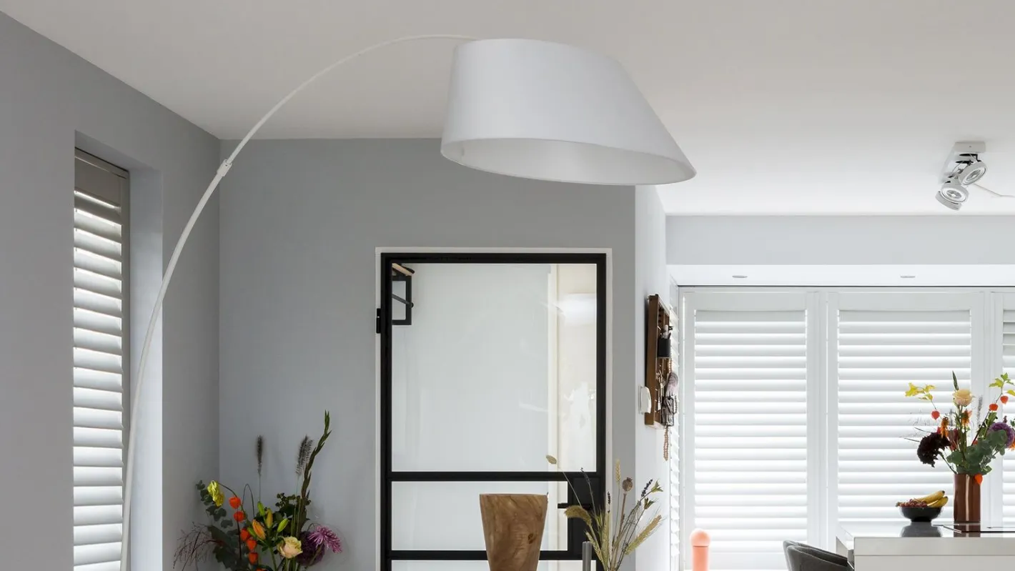 Clearance Zuiver Arc Vloerlamp White