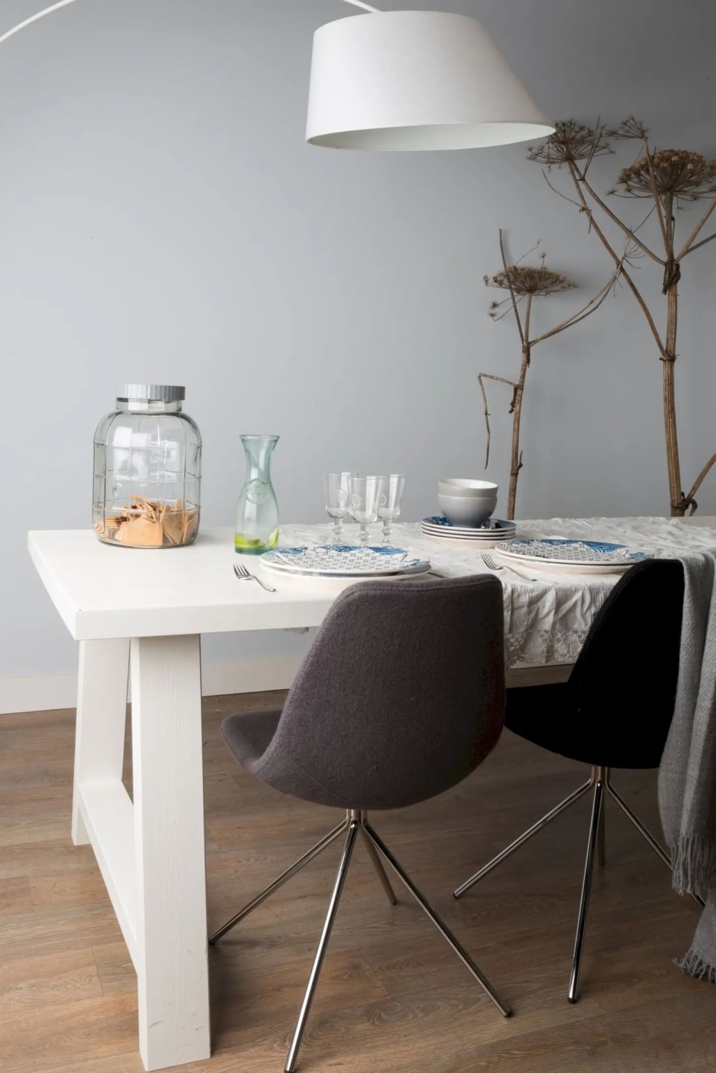 Clearance Zuiver Arc Vloerlamp White