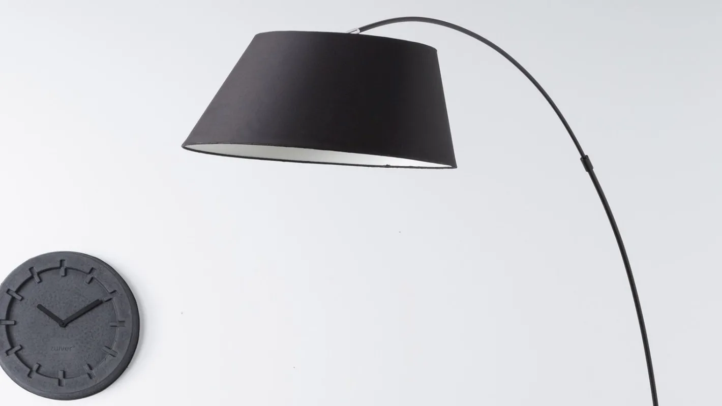 Discount Zuiver Arc Vloerlamp Black