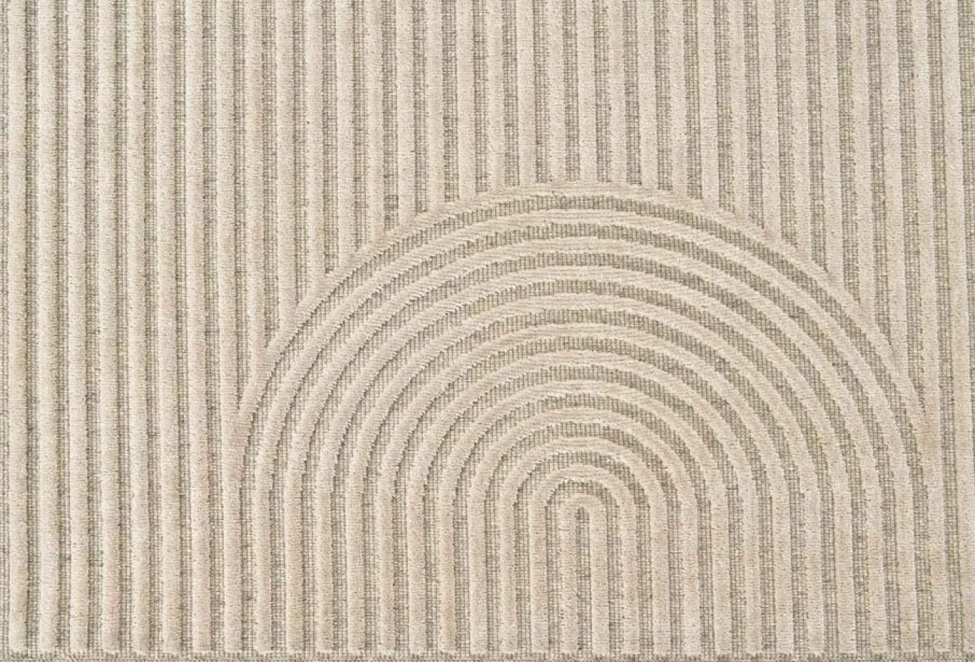 Montèl Arch Vloerkleed White, Beige
