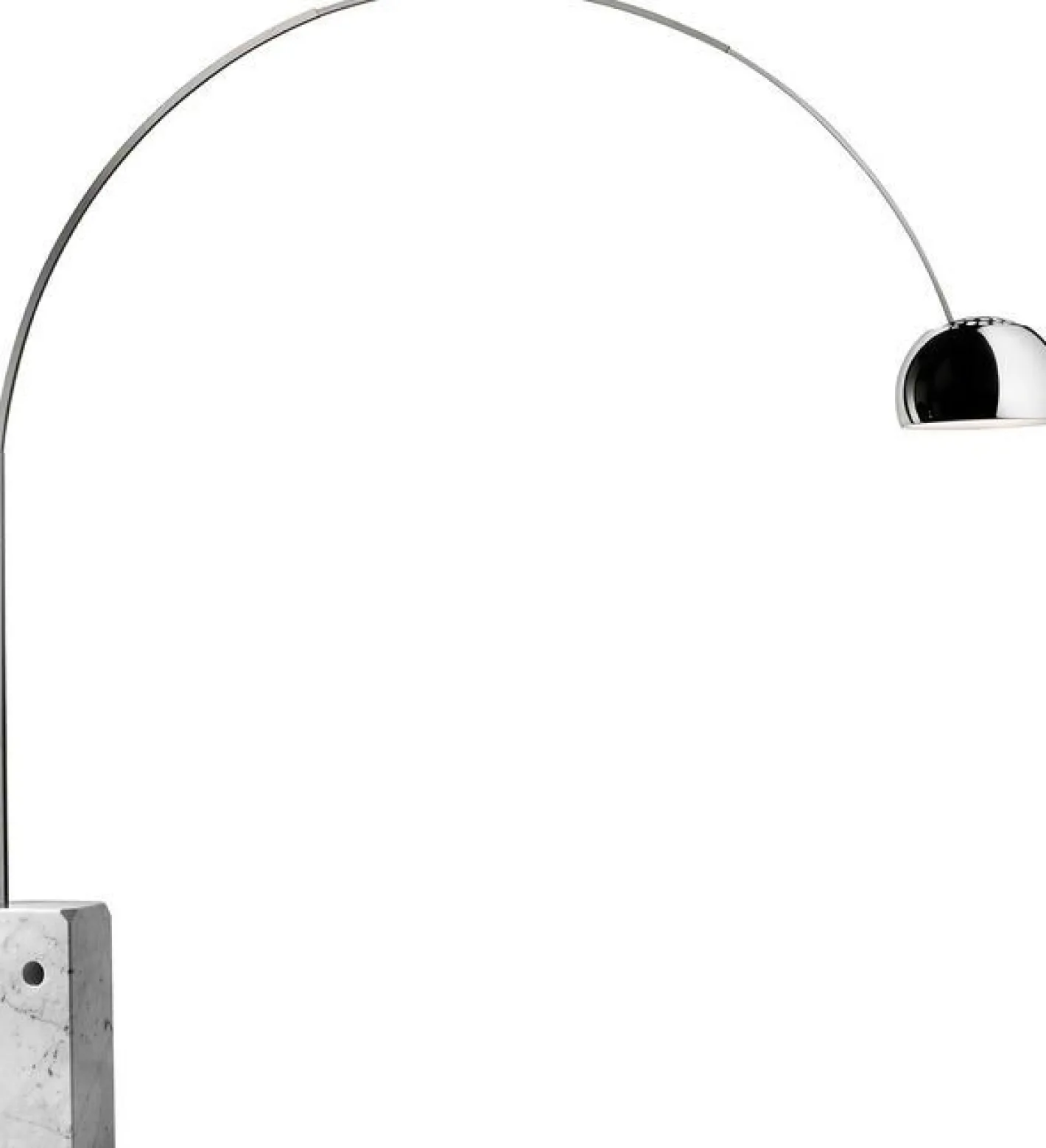 Discount Flos Arco Vloerlamp Zilver