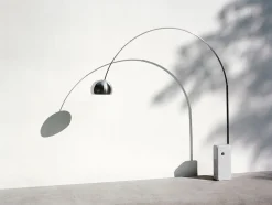 Discount Flos Arco Vloerlamp Zilver