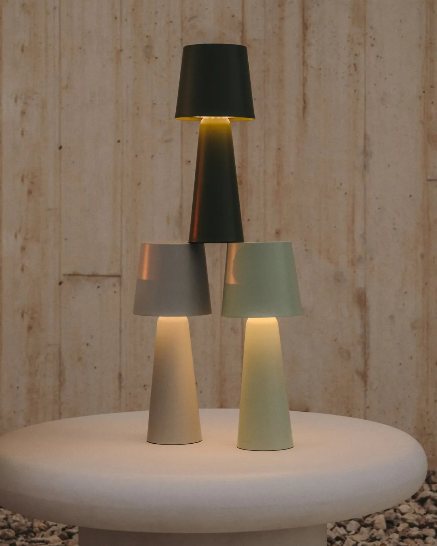 Kave Home Arenys Grote Tafellamp Zwart