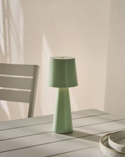 Outlet Kave Home Arenys Kleine Tafellamp Turquoise