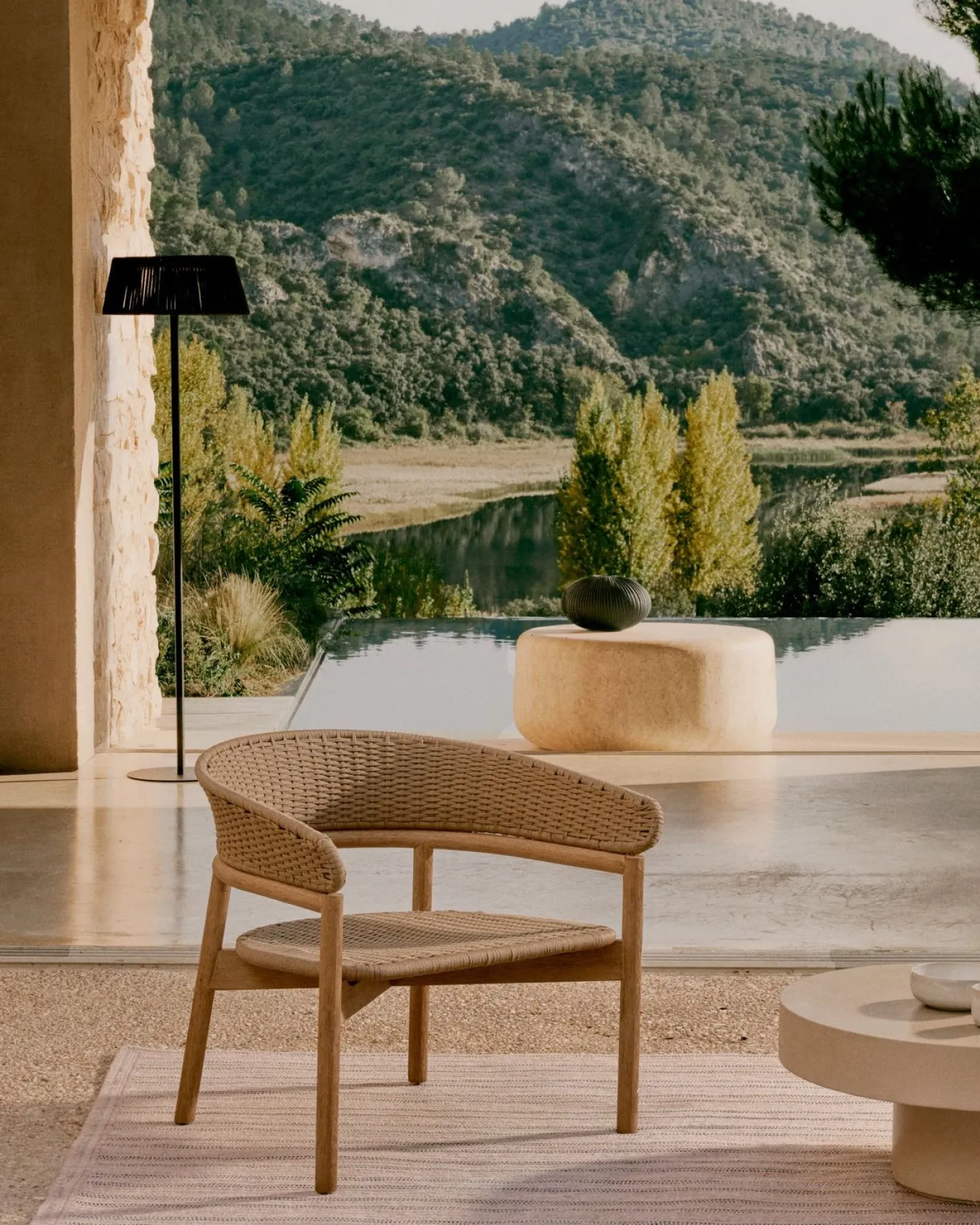 Sale Kave Home Arinella Outdoor Fauteuil Beige, Naturel