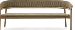 Outlet Kave Home Arinella Tuinbank Beige, Naturel