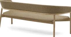 Outlet Kave Home Arinella Tuinbank Beige, Naturel