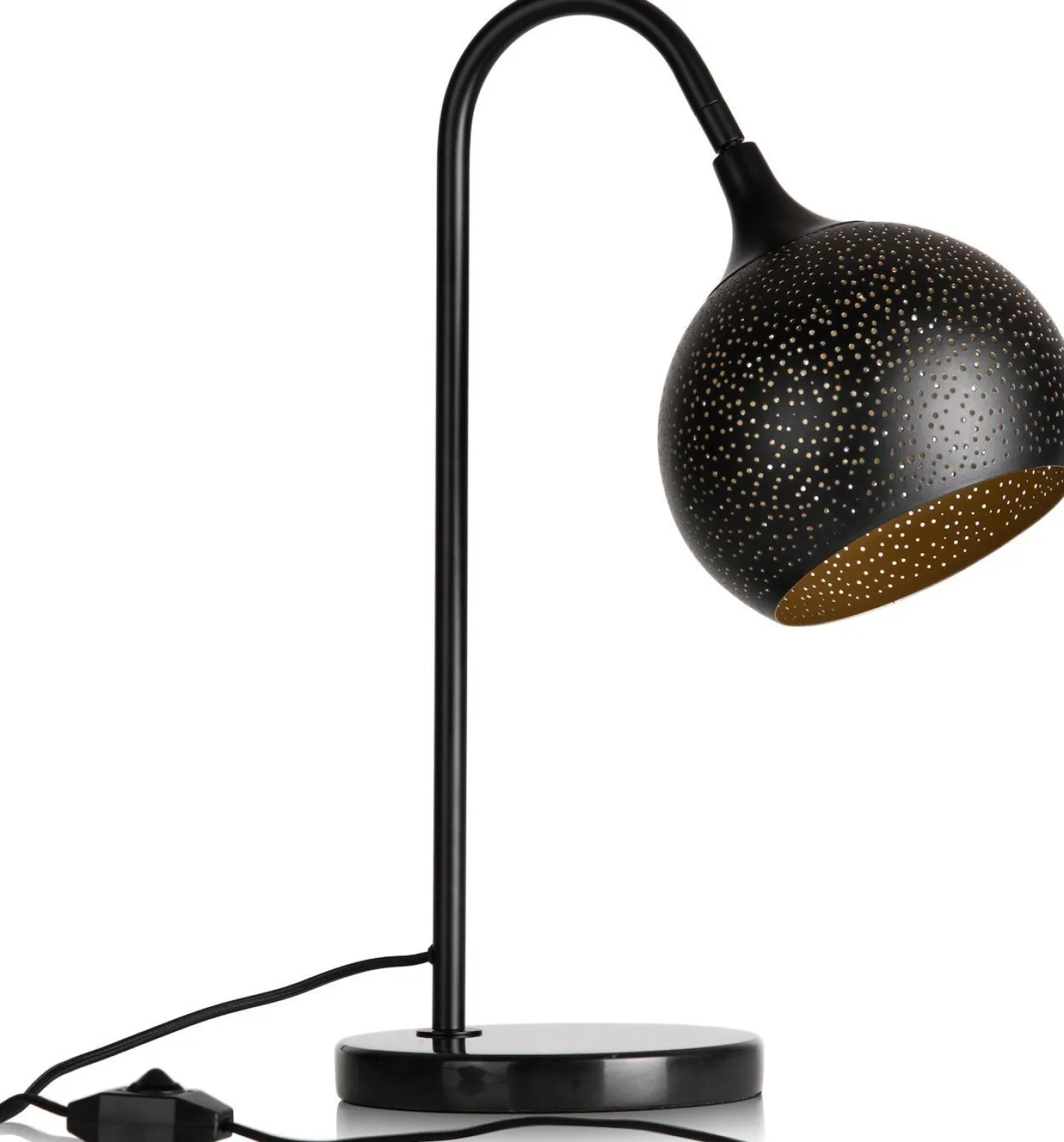 Outlet COCO maison Arjen Tafellamp Zwart, Goud