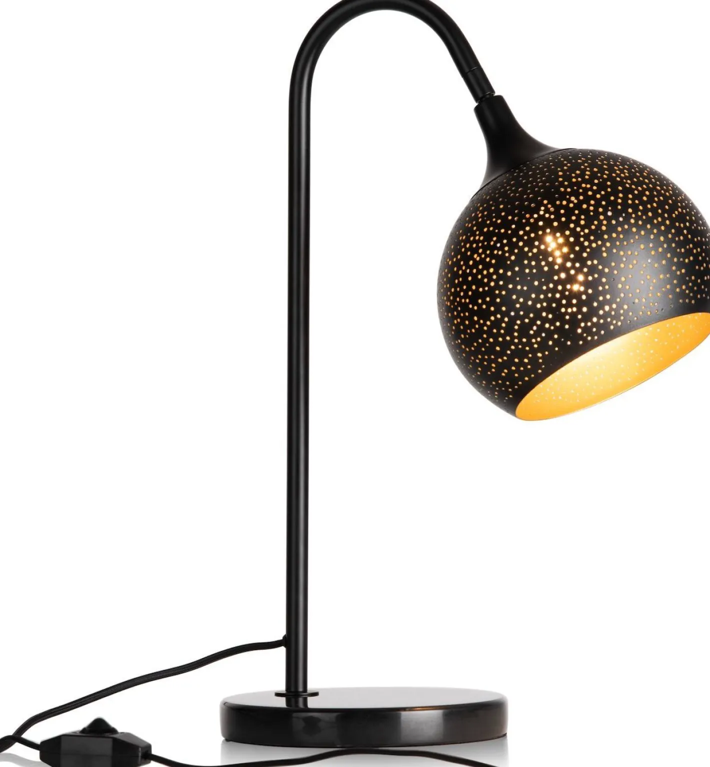 Outlet COCO maison Arjen Tafellamp Zwart, Goud