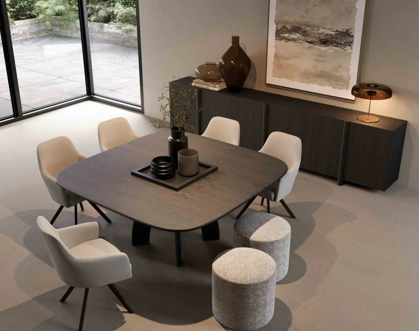Discount Hofstede Raanhuis Arona Dressoir Bruin