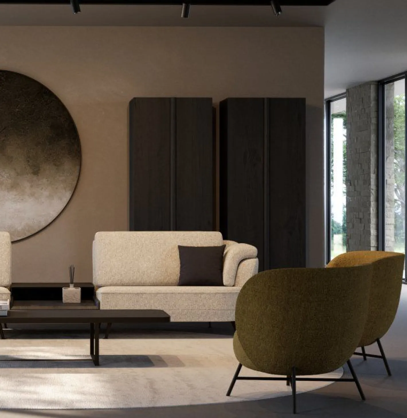 Hofstede Raanhuis Arona Wandkast Light Brown