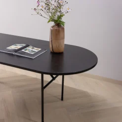 WOOOD Arthur Eettafel Zwart