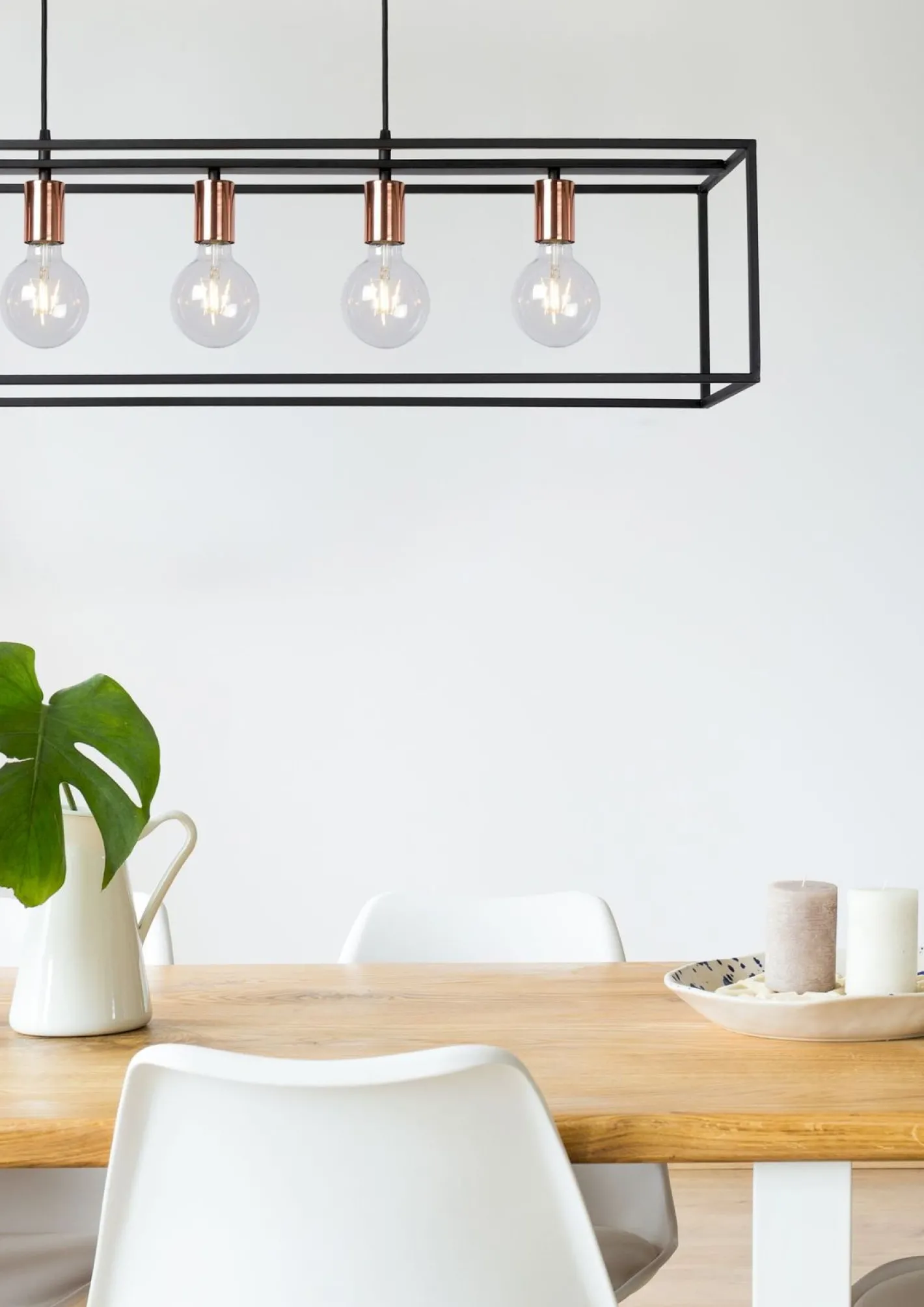 Hot Lucide Arthur Hanglamp Zwart, Koper