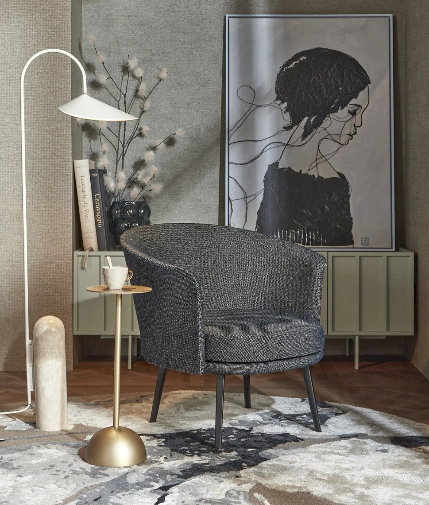 Sale Ferm Living Arum Vloerlamp Cashmere