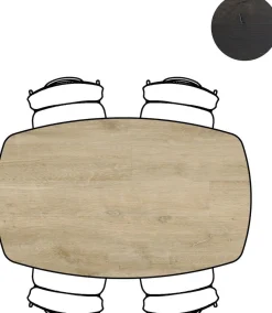 Clearance XOOON Arvada I Ovaal Eettafel Natural