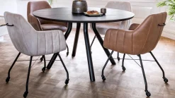 Outlet XOOON Arvada Rond Eettafel Onyx
