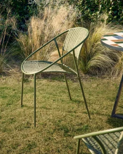 Discount Kave Home Atrani Tuinstoel Groen