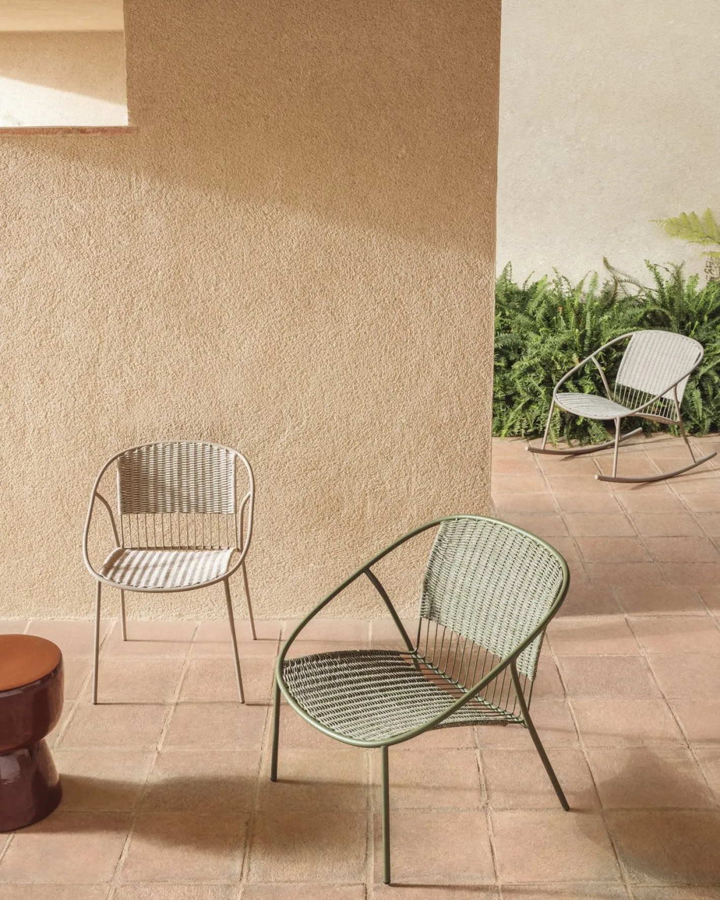 Discount Kave Home Atrani Tuinstoel Groen