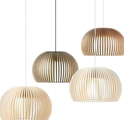 Secto Design Atto 5000 Hanglamp Walnoot