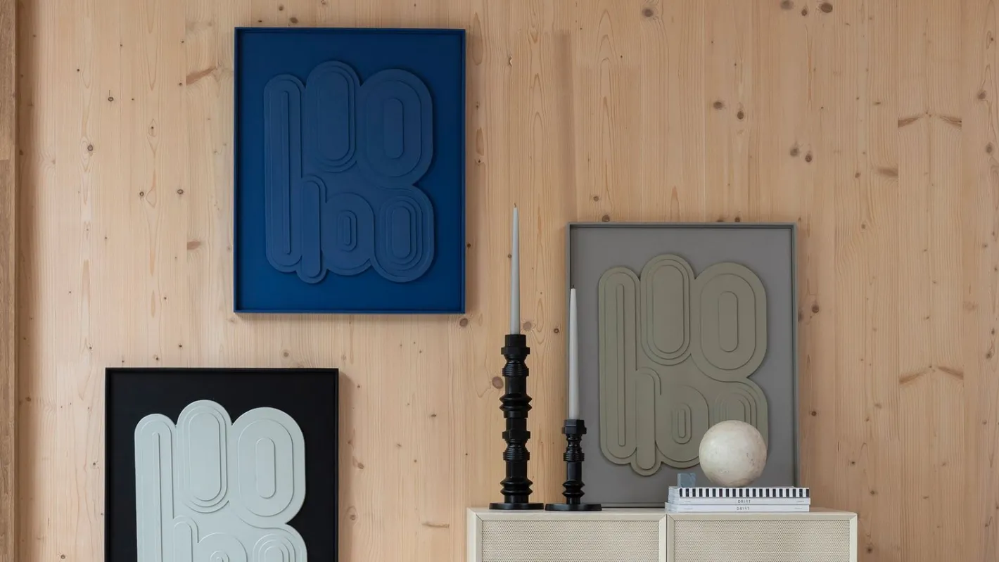 Best Zuiver August Wanddecoratie Blauw