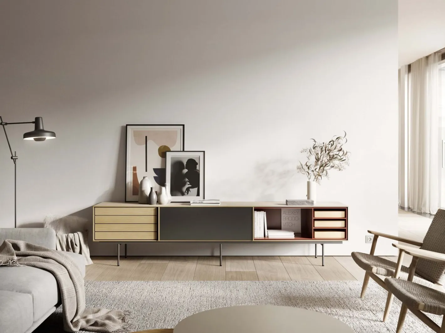 Outlet Treku Aura Tv-meubel Naturel