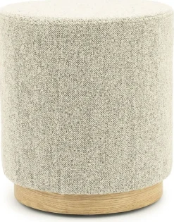 Sale Eleonora Avah Poef Taupe