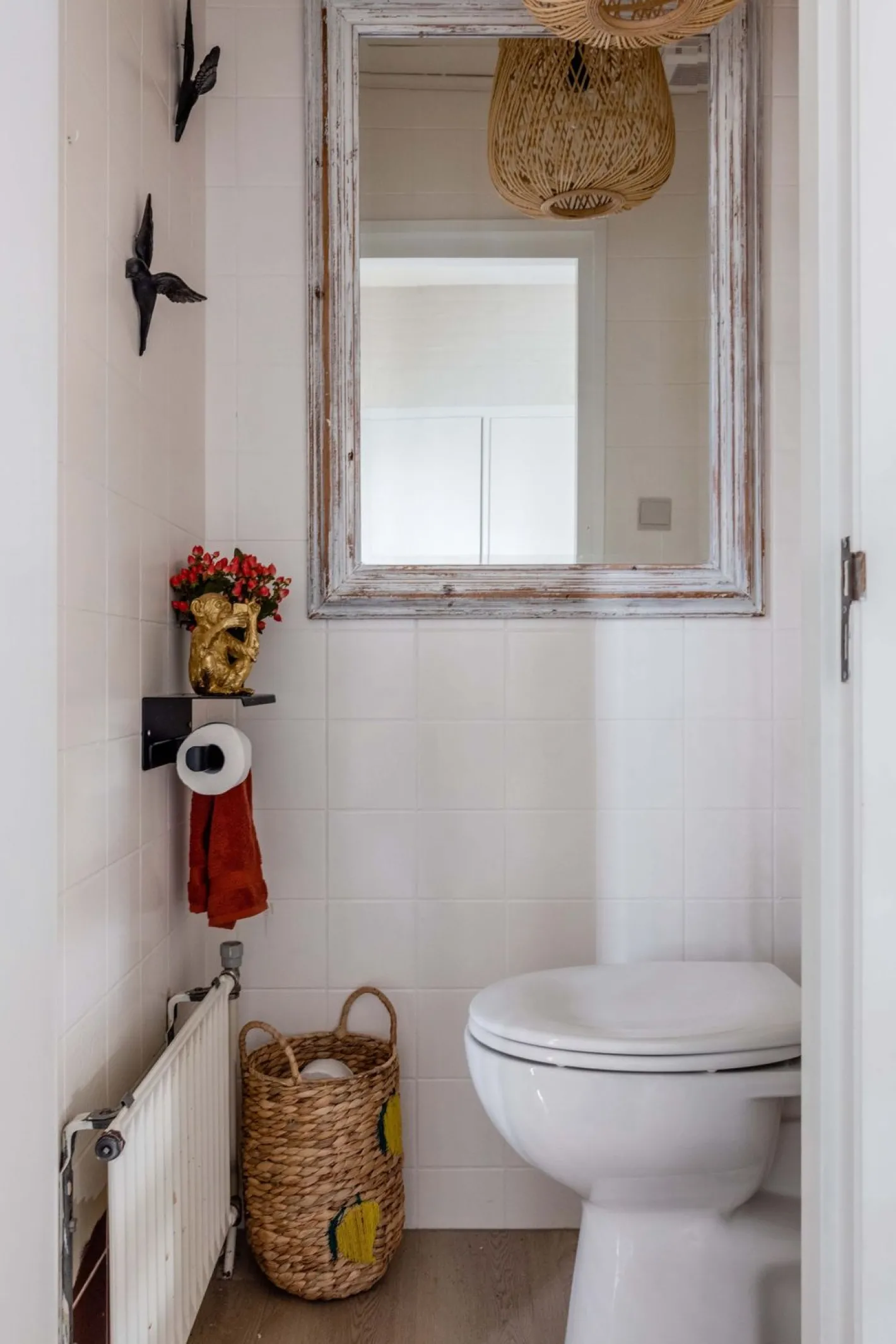 New WOOOD Avaler Vogels Set van 4 Wanddecoratie Zwart