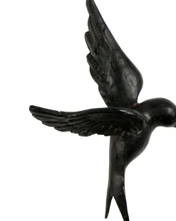 New WOOOD Avaler Vogels Set van 4 Wanddecoratie Zwart