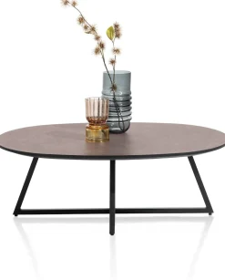 Clearance Henders en Hazel Avalon Ovaal Salontafel Roest
