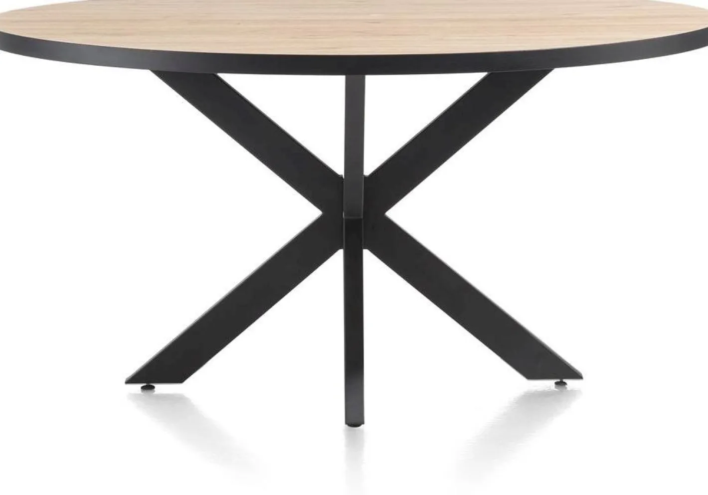 Hot Henders en Hazel Avalox Ovaal Eettafel Naturel Vintage