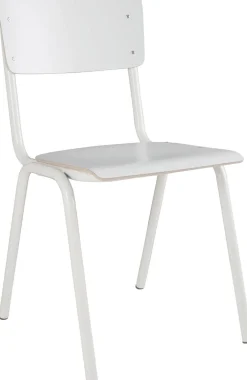 New Zuiver Back to School (set van 4) Eetkamerstoel White