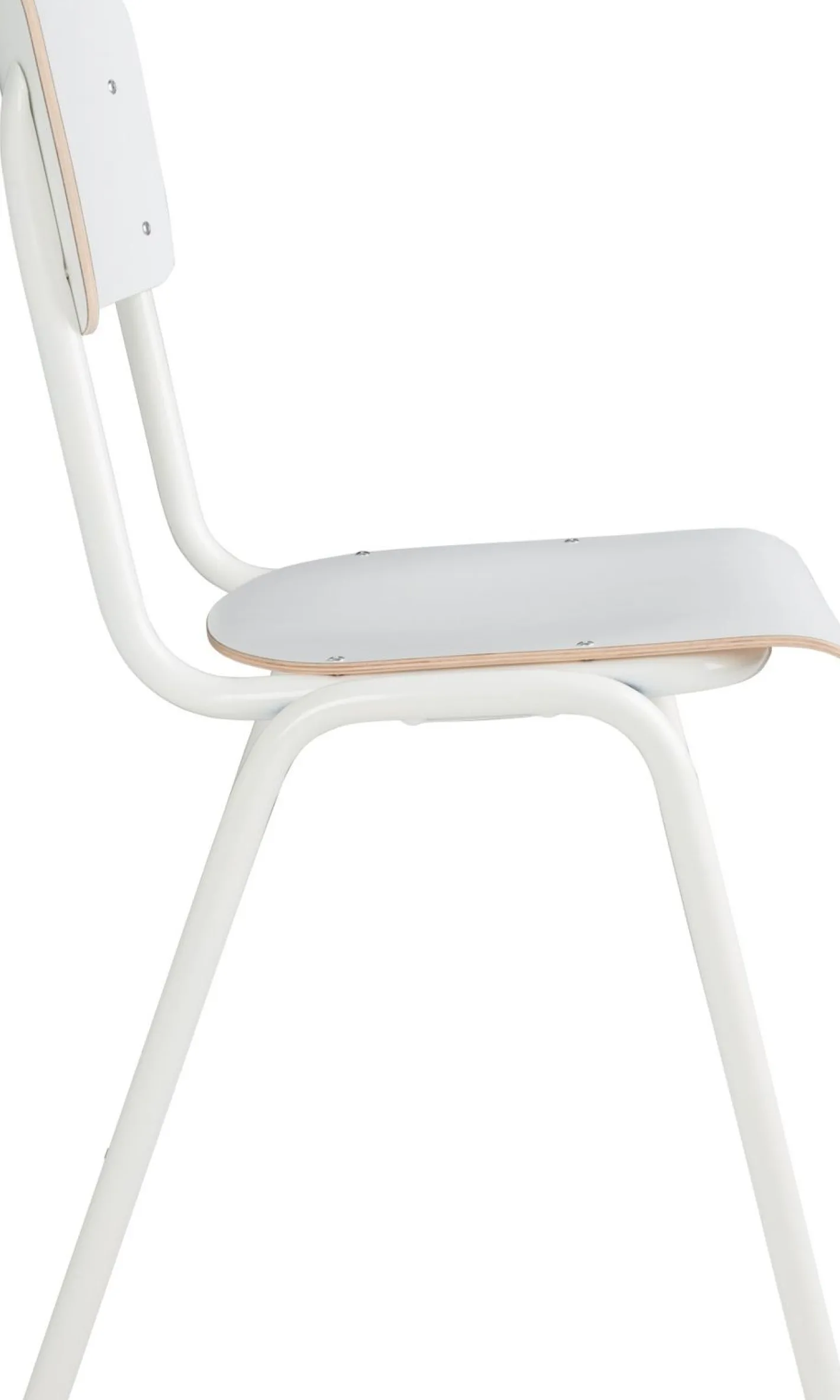 New Zuiver Back to School (set van 4) Eetkamerstoel White