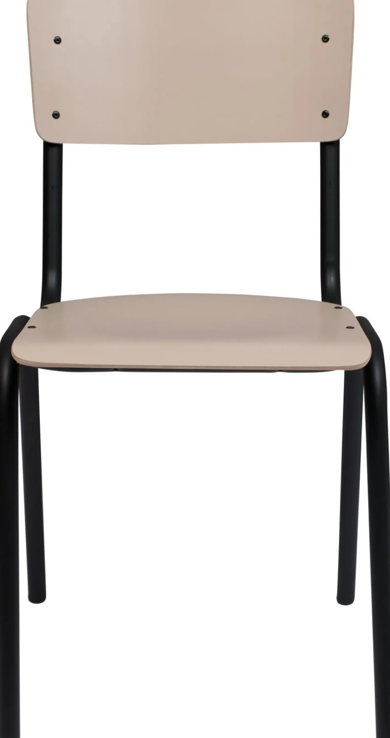 New Zuiver Back to School (set van 4) Eetkamerstoel Matte Beige
