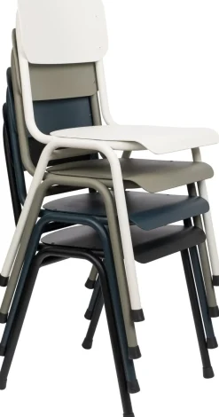 Online Zuiver Back to School (set van 2) Tuinstoel Moss Grey